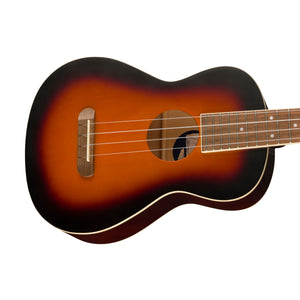Fender Avalon Tenor Ukulele, Walnut FB, 2-Color Sunburst