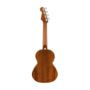 Fender Montecito Tenor Acoustic-Electric Ukulele w/Bag, Walnut FB, Shaded Edge Burst