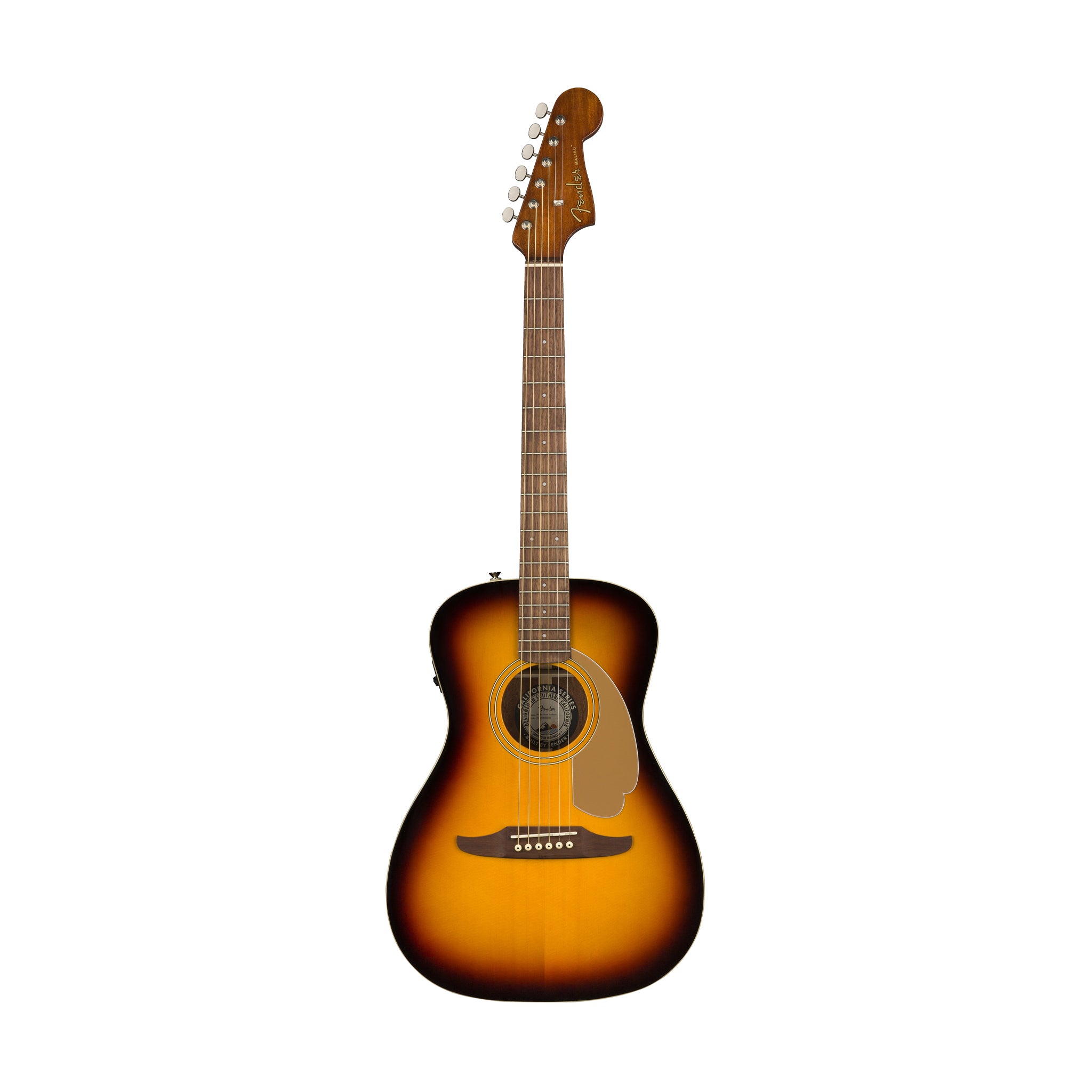 Fender California Malibu Player Small-Bodied Acoustic Guitar, Sunburst