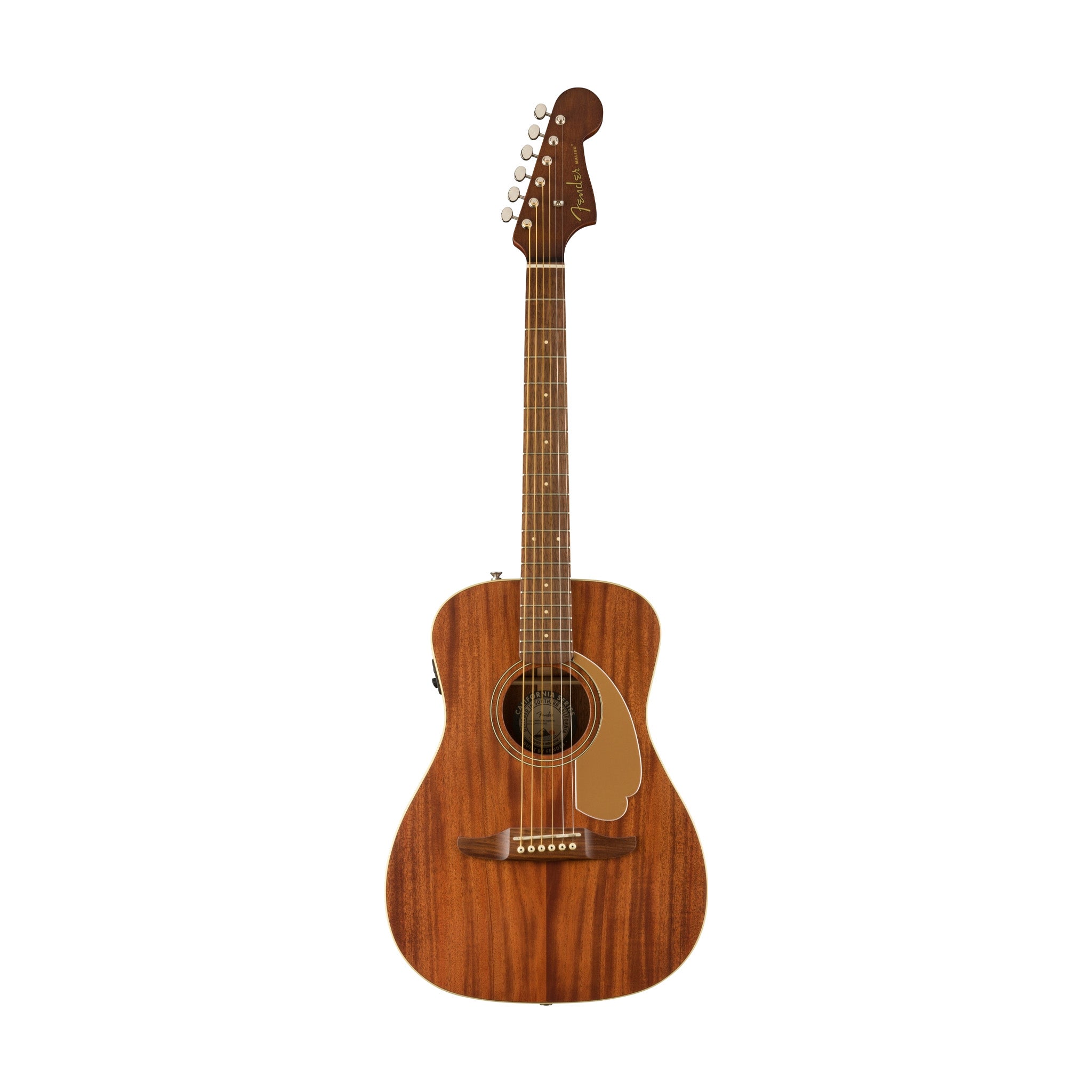 Fender FSR California Malibu Player Small-Bodied Acoustic Guitar, Walnut FB, All-Mahogany