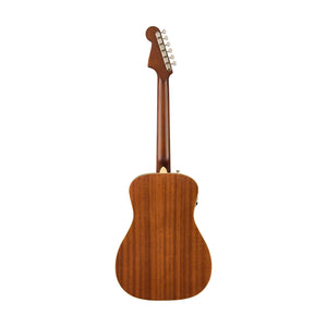 Fender FSR California Malibu Player Small-Bodied Acoustic Guitar, Walnut FB, All-Mahogany