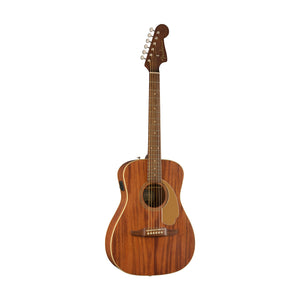Fender FSR California Malibu Player Small-Bodied Acoustic Guitar, Walnut FB, All-Mahogany