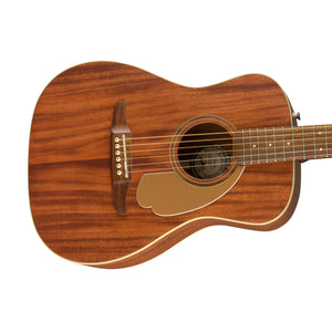 Fender FSR California Malibu Player Small-Bodied Acoustic Guitar, Walnut FB, All-Mahogany