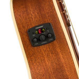 Fender FSR California Malibu Player Small-Bodied Acoustic Guitar, Walnut FB, All-Mahogany