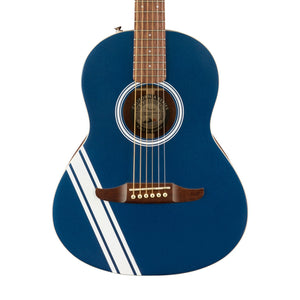 Fender FSR Sonoran Mini Acoustic Guitar w/Competition Stripes, Lake Placid Blue
