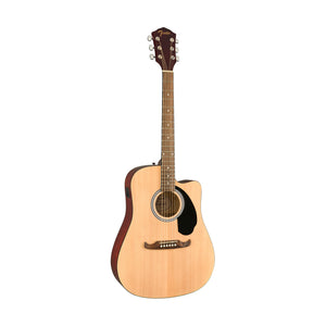 Fender FA-125CE Dreadnought Acoustic Guitar, Walnut FB, Natural