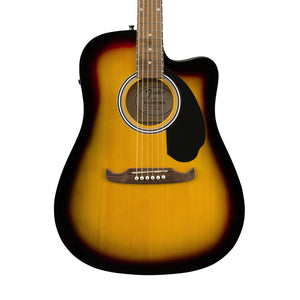 Fender FA-125CE Dreadnought Acoustic Guitar, Sunburst