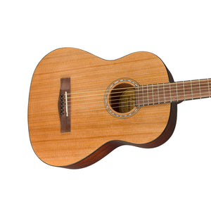 Fender FA-15 3/4 Size Steel String Acoustic Guitar w/Bag, Walnut FB