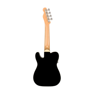 Fender Fullerton Telecaster Ukulele, Walnet FB, Black