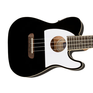 Fender Fullerton Telecaster Ukulele, Walnet FB, Black