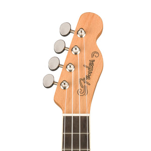 Fender Fullerton Telecaster Ukulele, Walnet FB, Black
