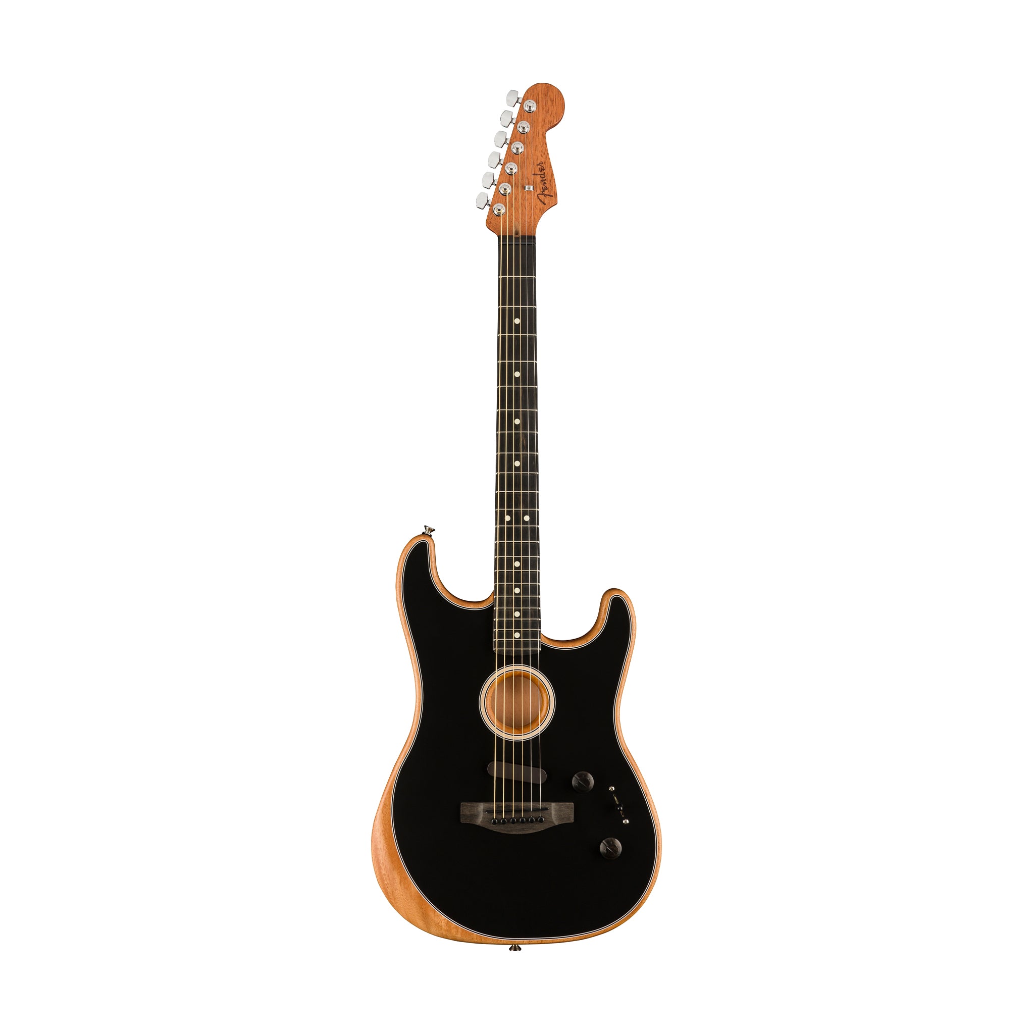 Fender American Acoustasonic Stratocaster w/Bag, Black – Swee Lee