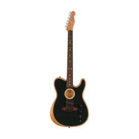 Fender Acoustasonic Player Telecaster Electric Guitar, Brushed