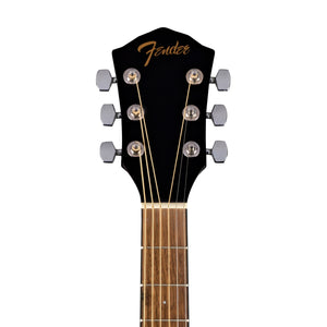 Fender FA-125CE Dreadnought Acoustic Guitar, Walnut FB, Black