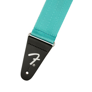 Fender Am Pro Seat Belt Guitar Strap, 2-inch, Miami Blue