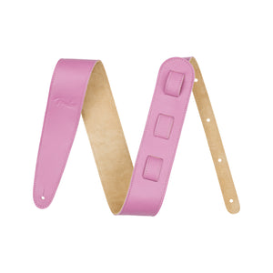 Fender 2.5 inch Limited Edition Leather Guitar Strap, Lavender