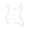 Fender 11-Hole Vintage Style 60s Stratocaster, SSS, 3-Ply, White