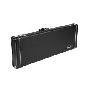 Fender Deluxe Strat/Tele Guitar Case, Black w/ Orange Plush Interior