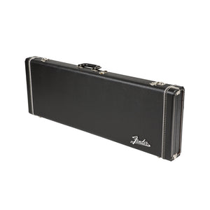 Fender Deluxe Strat/Tele Guitar Case, Black w/ Orange Plush Interior