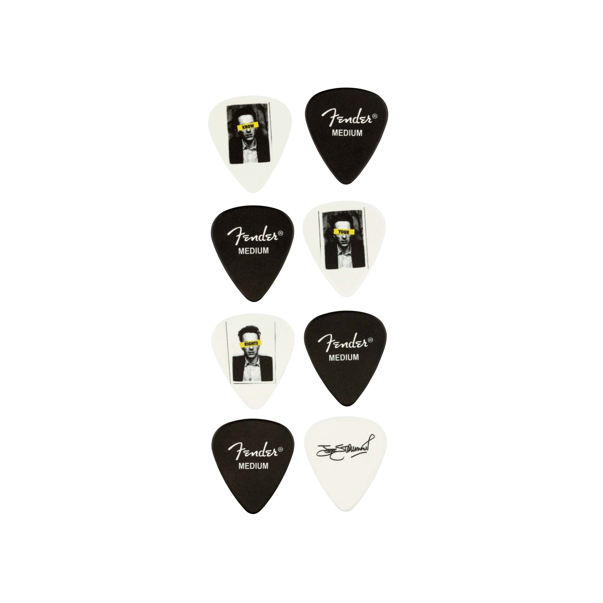 Fender Joe Strummer Pick Tin, Medium, 8-Pack