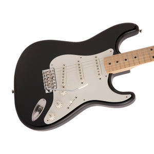 Fender Japan Traditional II 50s Stratocaster Electric Guitar, Maple FB, Black