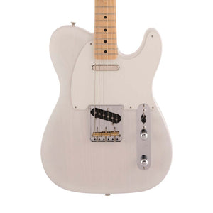 Fender Japan Heritage 50s Telecaster Electric Guitar, Maple FB, White Blonde