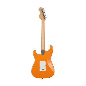 Fender Japan Limited International Color Stratocaster Electric Guitar, RW FB, Capri Orange
