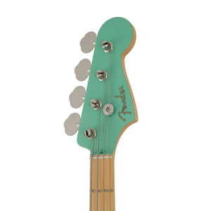Fender Japan Silent Siren Signature Jazz Bass Guitar, Maple FB, Surf Green