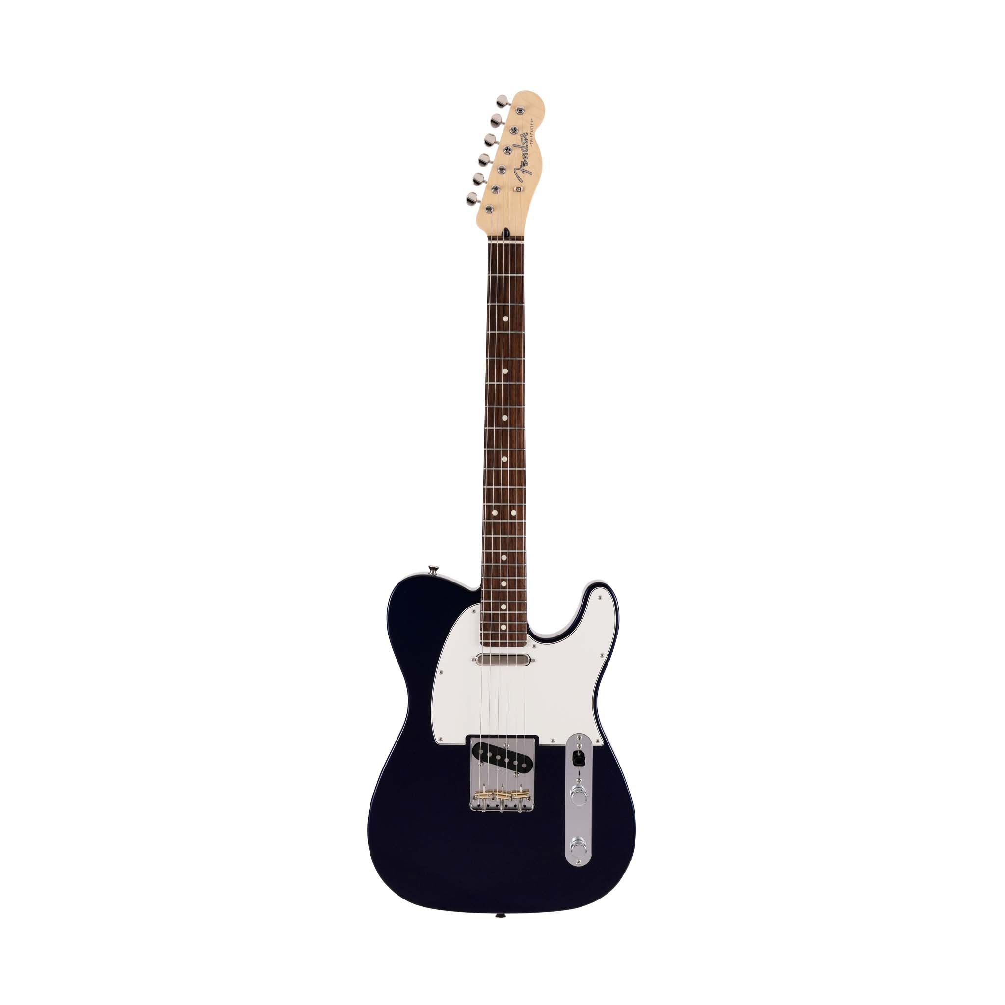 Fender Japan Hybrid II Telecaster Electric Guitar, RW FB, Gun Metal Blue