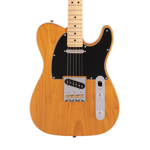 Fender Japan Hybrid II Telecaster Electric Guitar, Maple FB, Vintage Natural