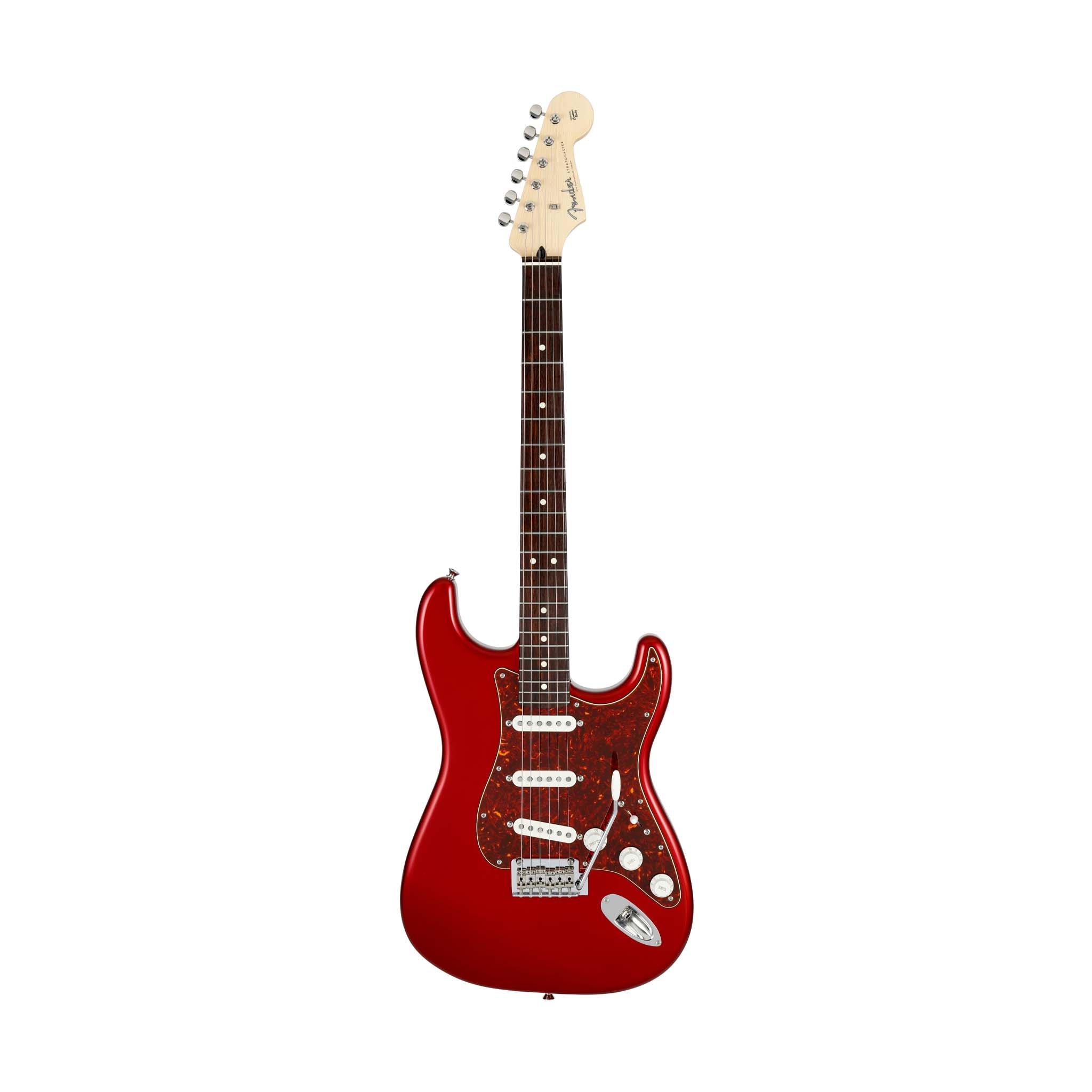 Fender Japan Hybrid II Stratocaster Electric Guitar, RW FB, Candy