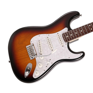 Fender Japan Hybrid II Stratocaster Electric Guitar, RW FB, Mystic 3-Tone Sunburst