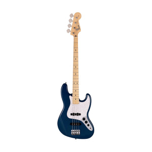Fender Japan Hybrid II Jazz Bass Guitar, Maple FB, Indigo Transparent