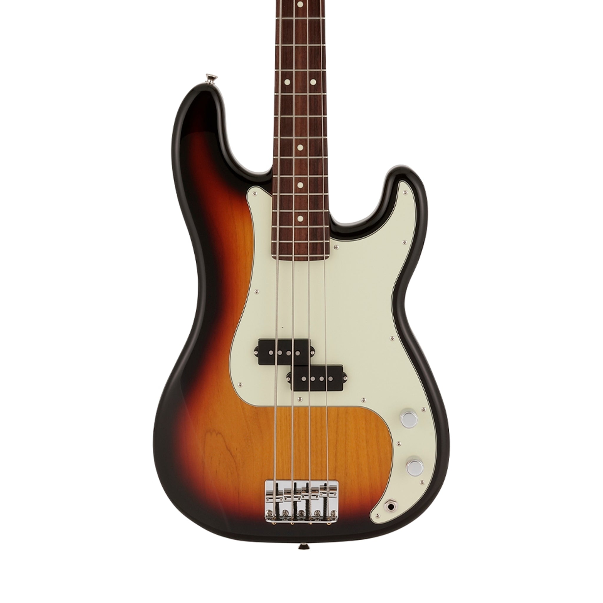 Fender Japan Hybrid II Precision Bass Guitar, RW FB, 3-Tone