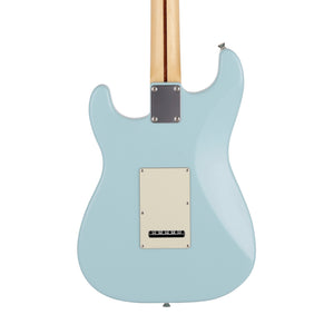 Fender Japan Junior Collection Stratocaster Electric Guitar, RW FB, Satin Daphne Blue
