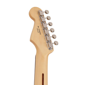 Fender Japan Junior Collection Stratocaster Electric Guitar, RW FB, Satin Daphne Blue