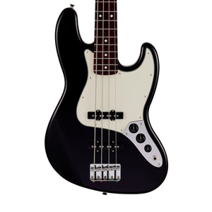 Fender Japan Junior Collection Jazz Bass Guitar, RW FB, Black