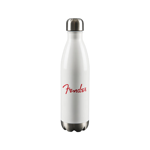 Fender 26oz Stainless Steel Water Bottle, White