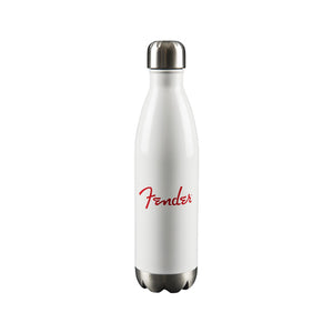 Fender 26oz Stainless Steel Water Bottle, White