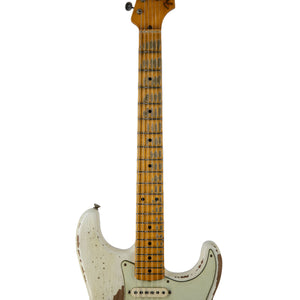 Fender Custom Shop Greg Fessler Masterbuilt 1959 Stratocaster Relic Guitar, Olympic White
