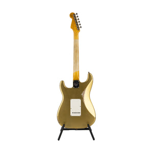 Fender Custom Shop Ltd Ed 1963 Stratocaster Heavy Relic Electric Guitar, Aged Aztec Gold