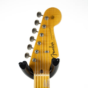 Fender Custom Shop 2018 LTD NAMM 1956 Thinline Strat Heavy Relic Electric Guitar, Aged Coral Pink / 3-Tone Sunburst