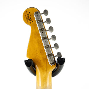 Fender Custom Shop 2018 LTD NAMM 1956 Thinline Strat Heavy Relic Electric Guitar, Aged Coral Pink / 3-Tone Sunburst