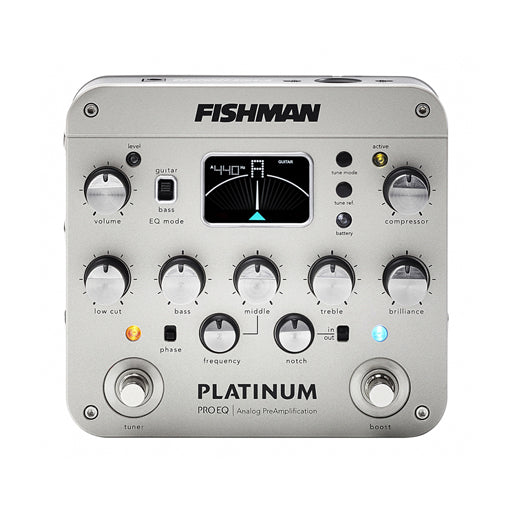ギター FISHMAN Platinum Pro EQ/DI Analog Preamp Fishman Platinum Pro EQ Analog Preamp Pedal – Swee Lee Singapore