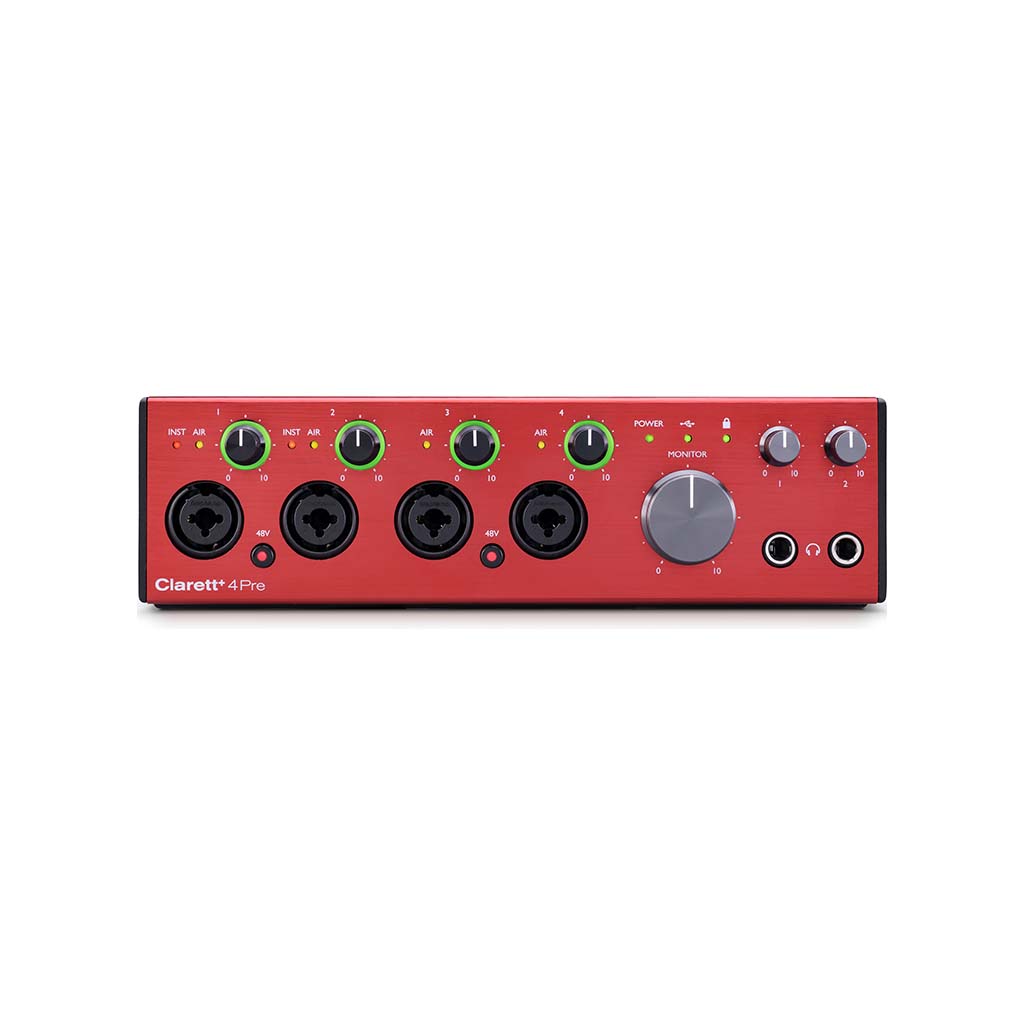 Focusrite Clarett+ 4Pre USB-C Audio Interface – Swee Lee Singapore