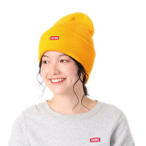 Chums Knit Cap Logo, Yellow
