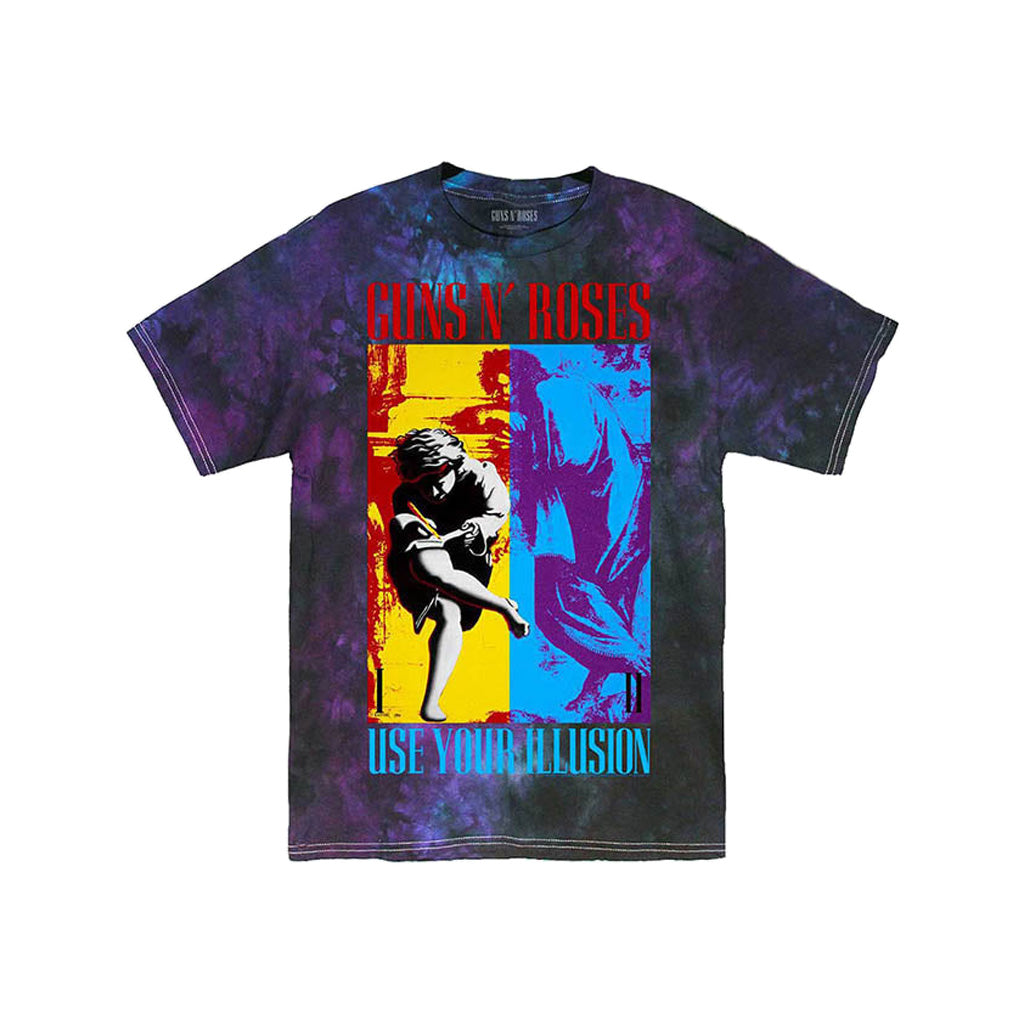 Gig Merch Guns N Roses Unisex T-Shirt: Use Your Illusion Tie Dye