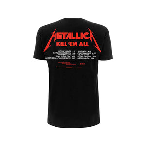 Gig Merch Metallica Unisex T-Shirt: Kill Em All Tracks