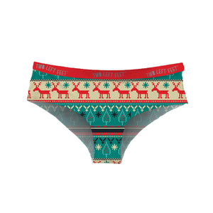 Two Left Feet: Women's Reindeer Christmas Undies