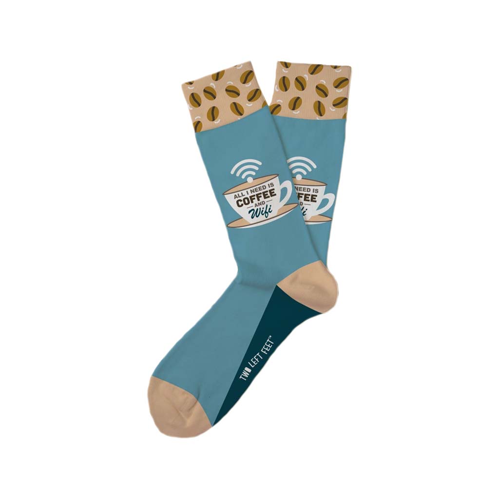 Two Left Feet: Coffee & WiFi Everyday Socks